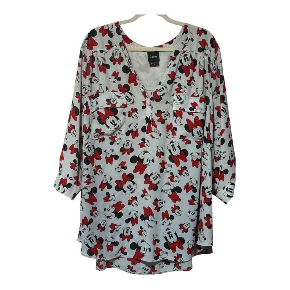 Disney Women's Mickey Mouse Blouse- Size 5